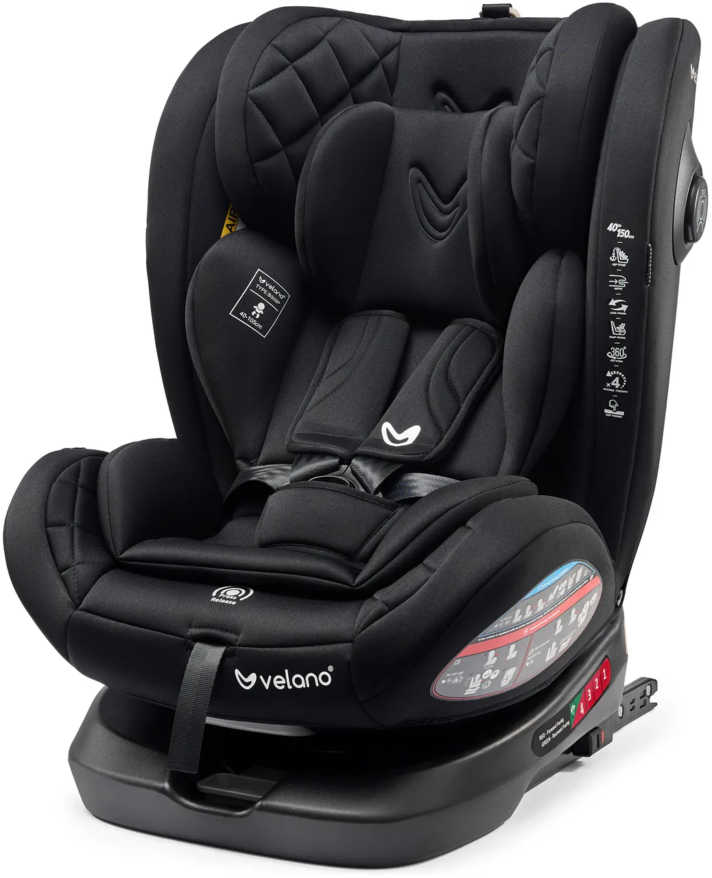 VELANO Aura 360° — Czarny